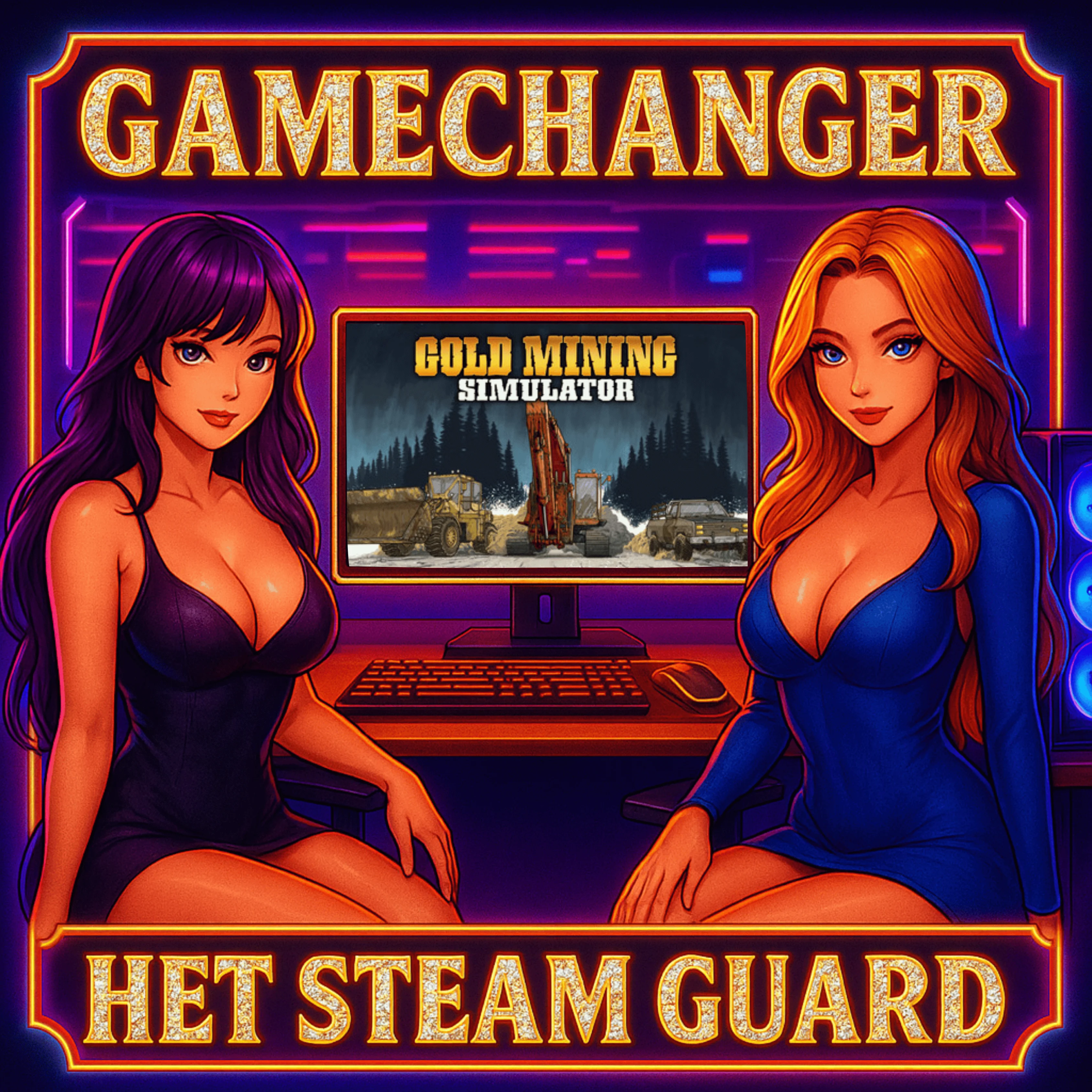 НЕТ GUARD GOLD MINING SIMULATOR STEAM OFFLINE 24/7