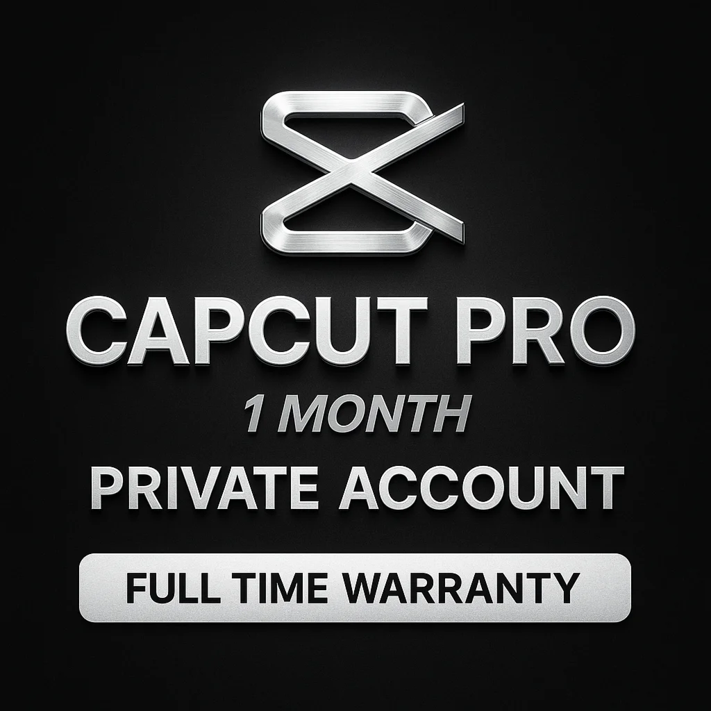 ИНДИВИДУАЛЬНАЯ ПОДПИСКА CAPCUT PRO НА 1 МЕСЯЦ