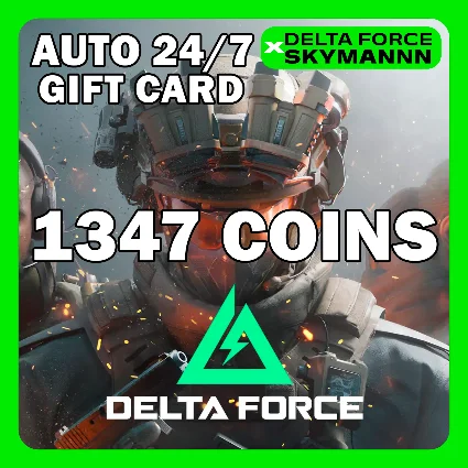 АВТО КАРТА ПОПОЛНЕНИЯ 1347 DELTA COINS DELTA FORCE 24/7