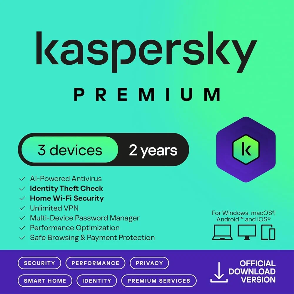 Kaspersky Premium 3 Devices 2 Years
