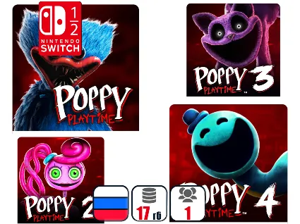 Poppy Playtime 1,2,3,4 | Nintendo Switch 1/2