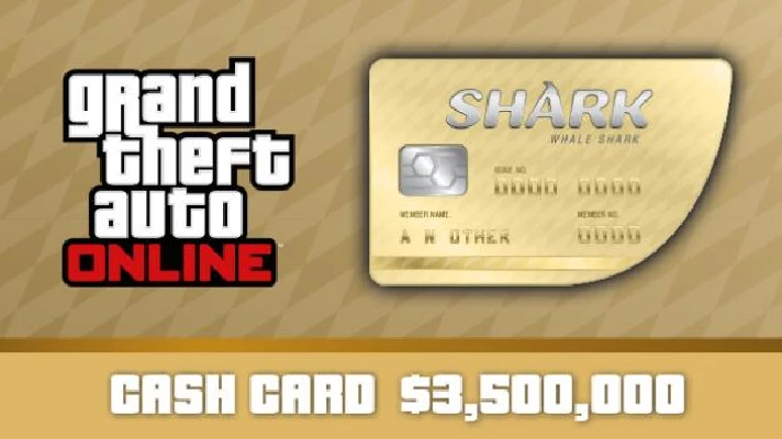 GTA Online: The Whale Shark Cash Card - 3.500.000$