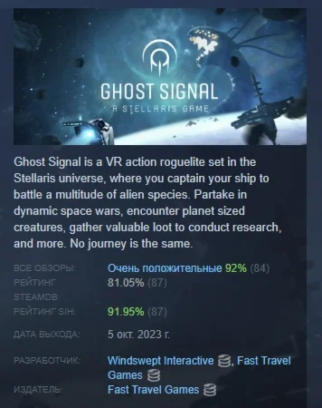 Ghost Signal: A Stellaris Game STEAM GIFT РОССИЯ