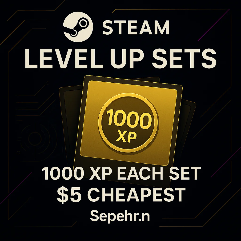 Повышение уровня Steam –1000 XP