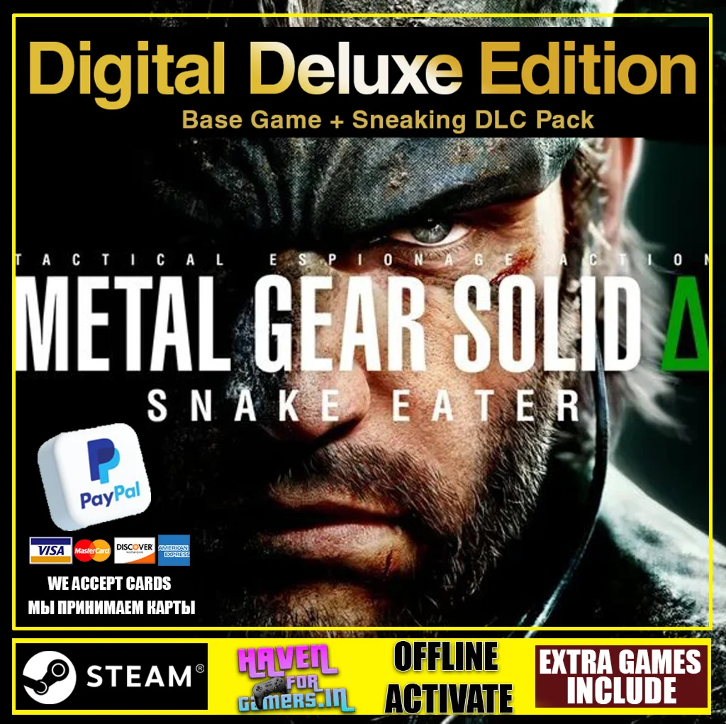 METAL GEAR SOLID Δ: SNAKE EATER DELUXE +2STEAM PAYPAL