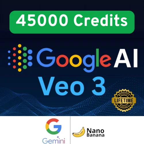 45000 кредитов | Gemini Ai ULTRA | VEO3 + FLOW | 1 М