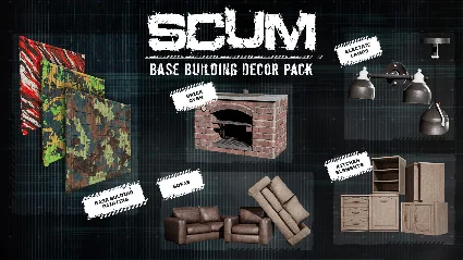 ️ВСЕ СТРАНЫ+РОССИЯ️ SCUM Base Building Decor Pack
