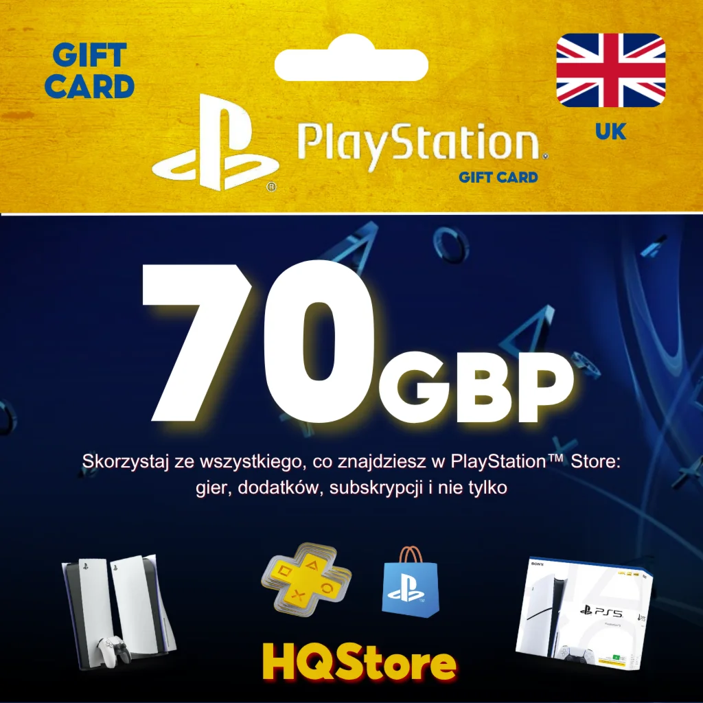 🔥 Карта PSN 70 фунтов (Великобритания) | Подарок