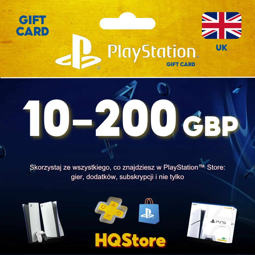 🔥 Карта PSN 10-200 фунтов (Великобритания) | Подарок