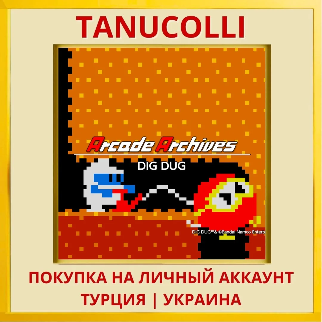 Arcade Archives DIG DUG PS4/PS5/PS Турция/Украина