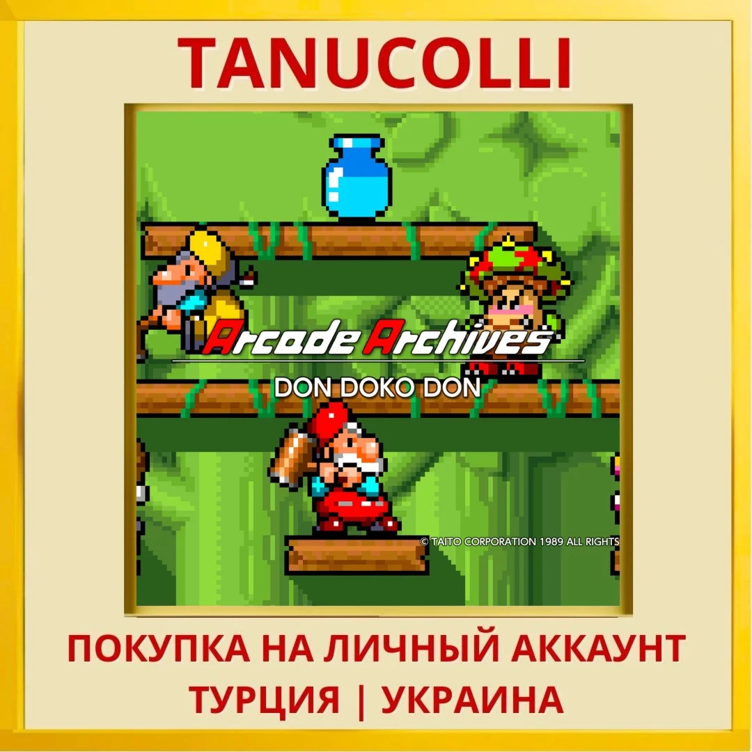 Arcade Archives DON DOKO DON PS4/PS5/PS Турция/Украина
