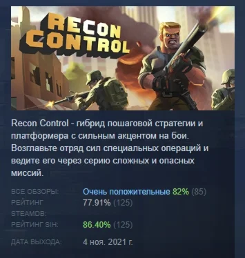 Recon Control АВТОДОСТАВКА STEAM GIFT РОССИЯ