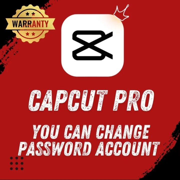 1 месяц-Capcut Pro - со сменой пароля учетной записи 