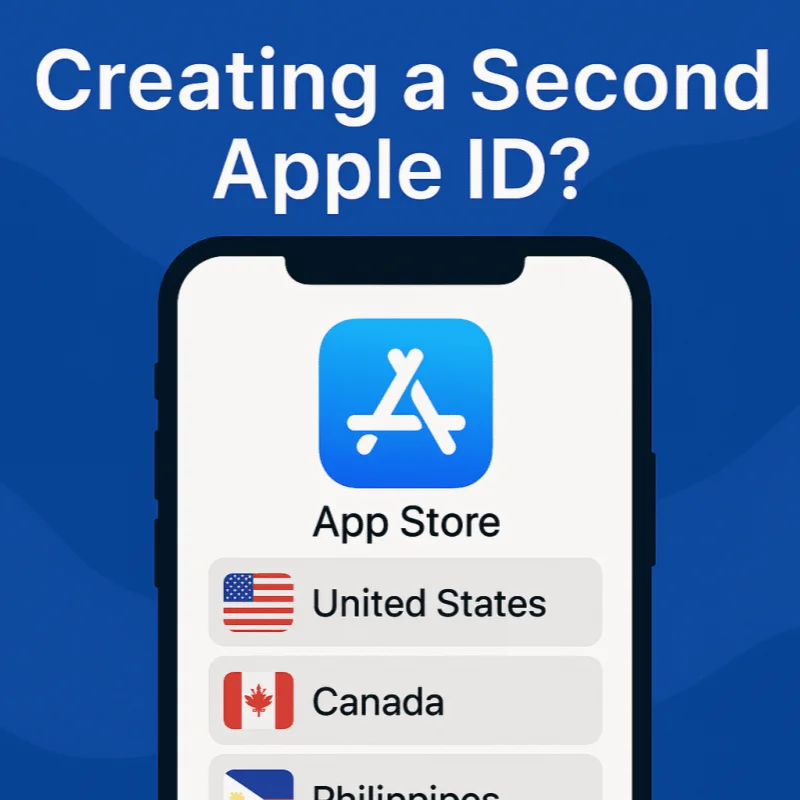 APPLE ID PERSONAL CANADA CANADIAN ios AppStore iPhone
