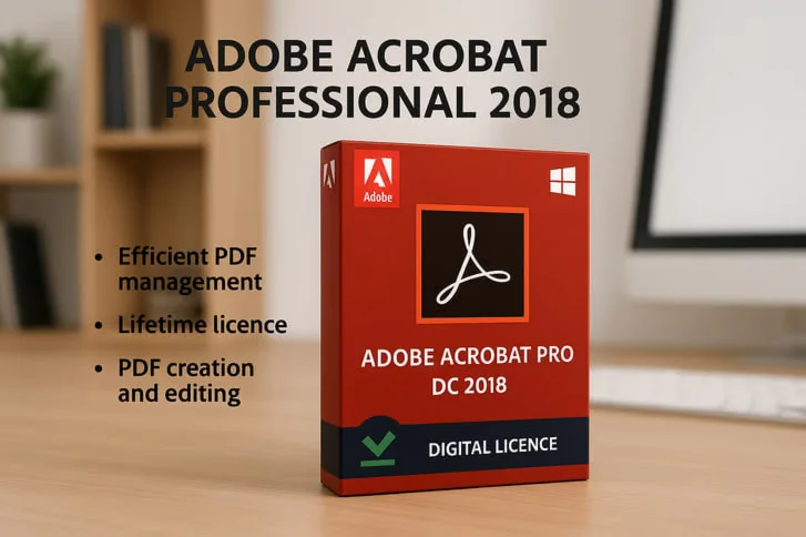Adobe Acrobat Pro 2018  Windows 1 Device  Lifetime