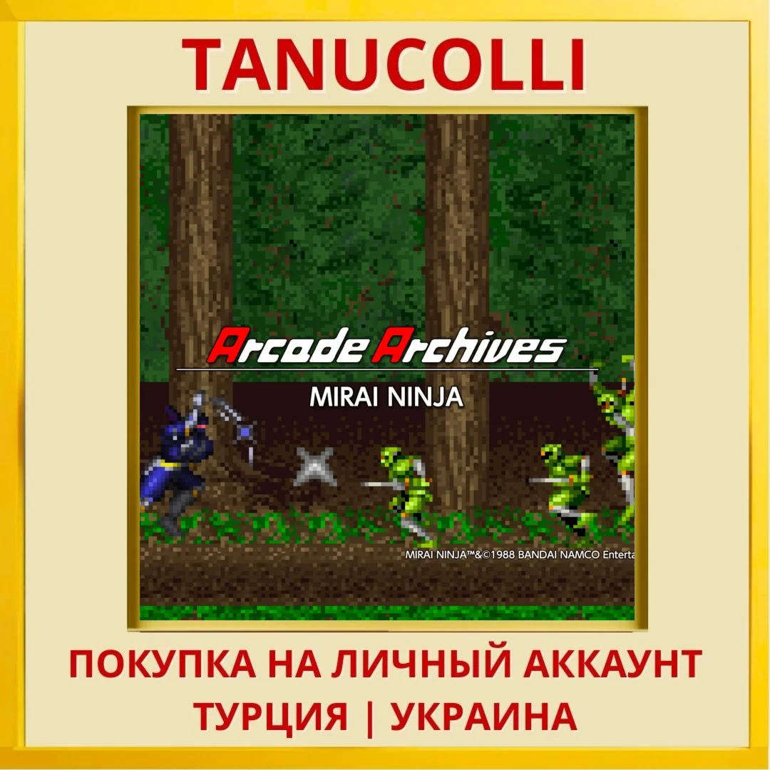 Arcade Archives MIRAI NINJA PS4/PS5/PS Турция/Украина