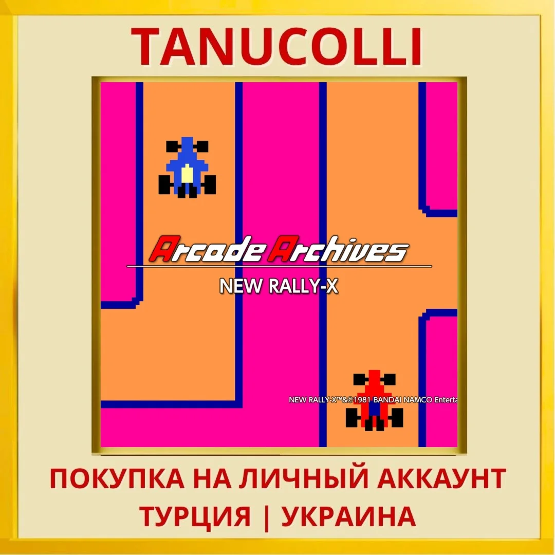 Arcade Archives NEW RALLY-X PS4/PS5/PS Турция/Украина