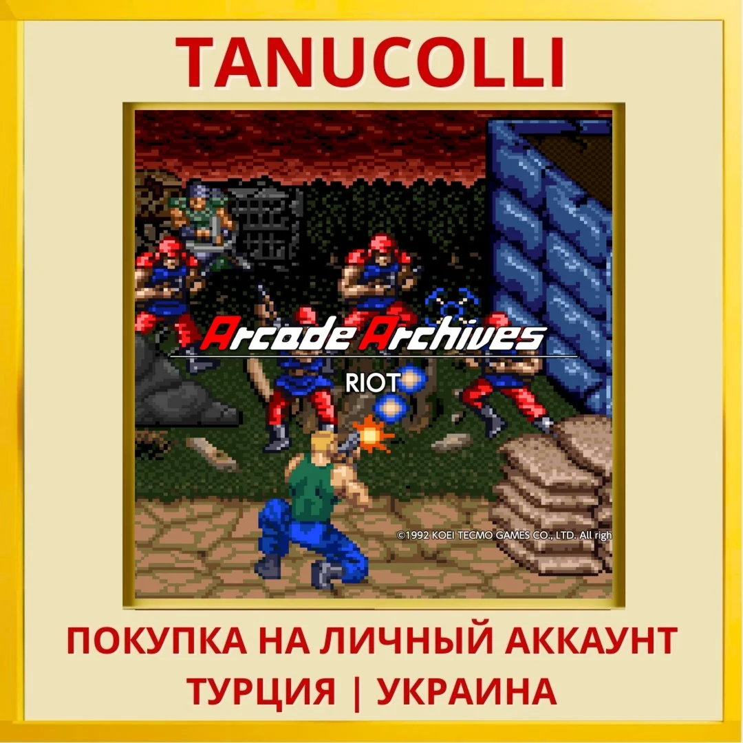 Arcade Archives RIOT PS4/PS5/PS Турция/Украина