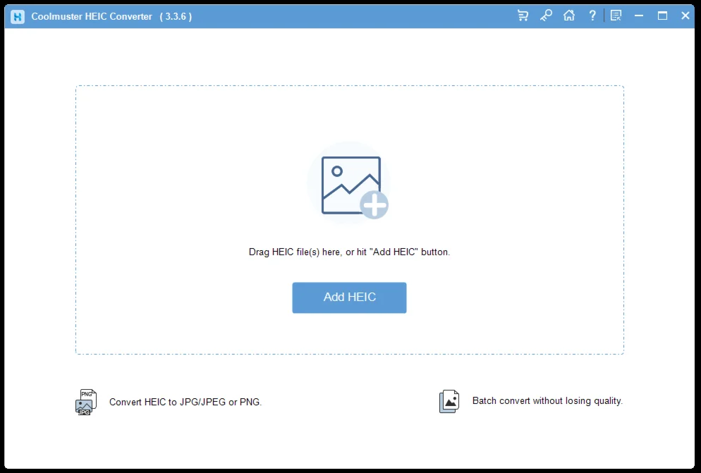 🧊 Coolmuster HEIC Converter 📋 Account 🚀