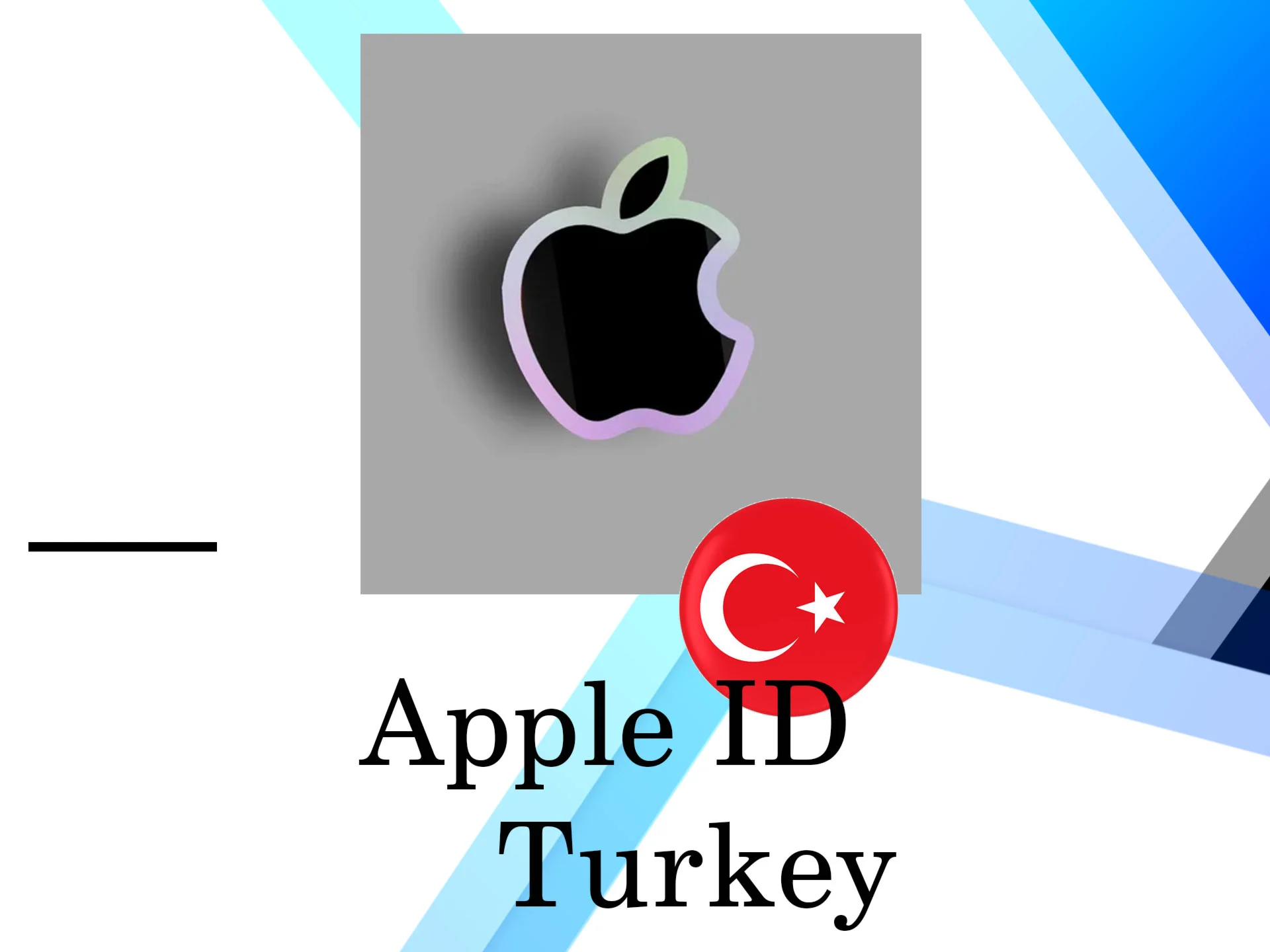 Apple ID Турция  IPhone/Ipad IOS