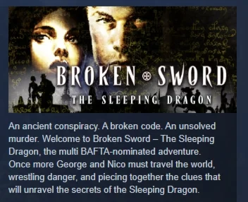 Broken Sword 3 the Sleeping Dragon (2003) STEAM РОССИЯ