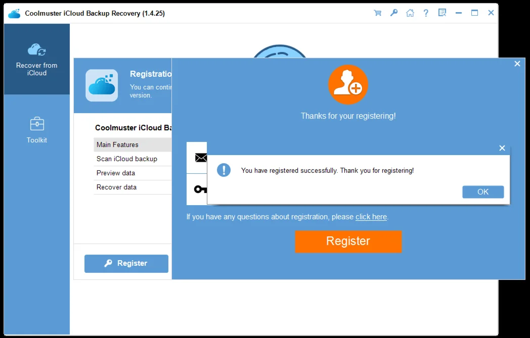 🧊 Coolmuster iCloud Backup Recovery 📋 Account 🚀