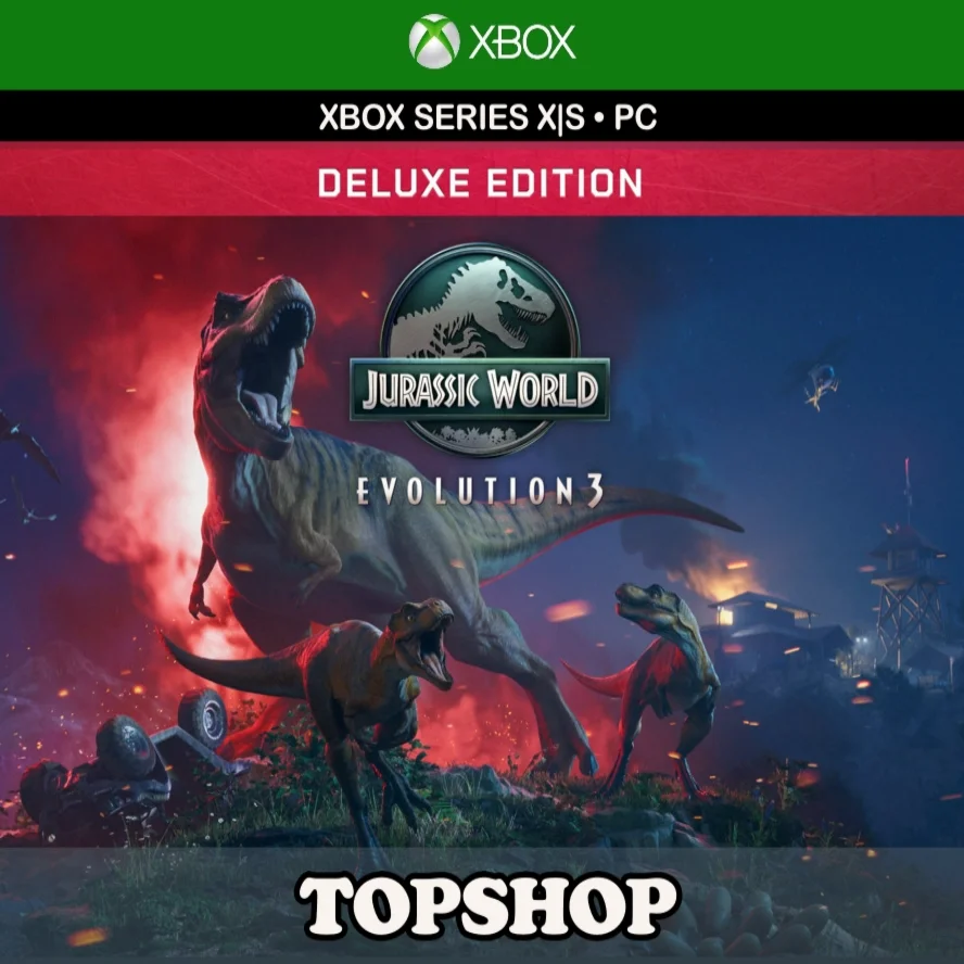 ????JURASSIC WORLD EVOLUTION 3: DELUXE XBOX АКТИВАЦИЯ