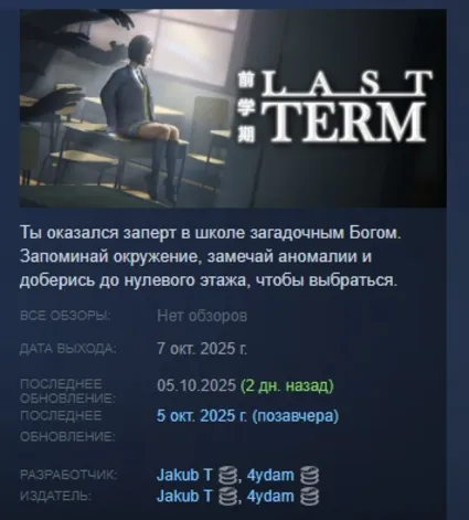 Last Term АВТОДОСТАВКА STEAM РОССИЯ