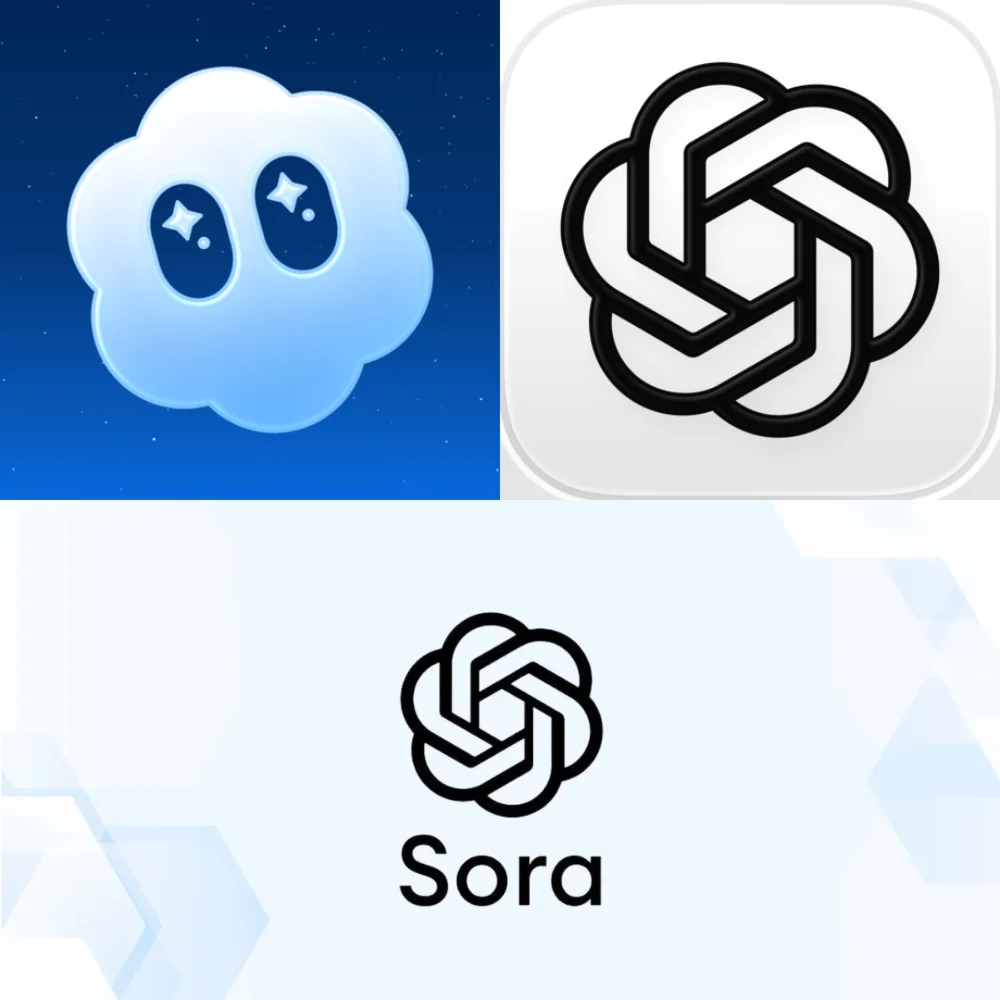 Sora by OpenAI + Chat GPT iPhone ios AppStore iPad
