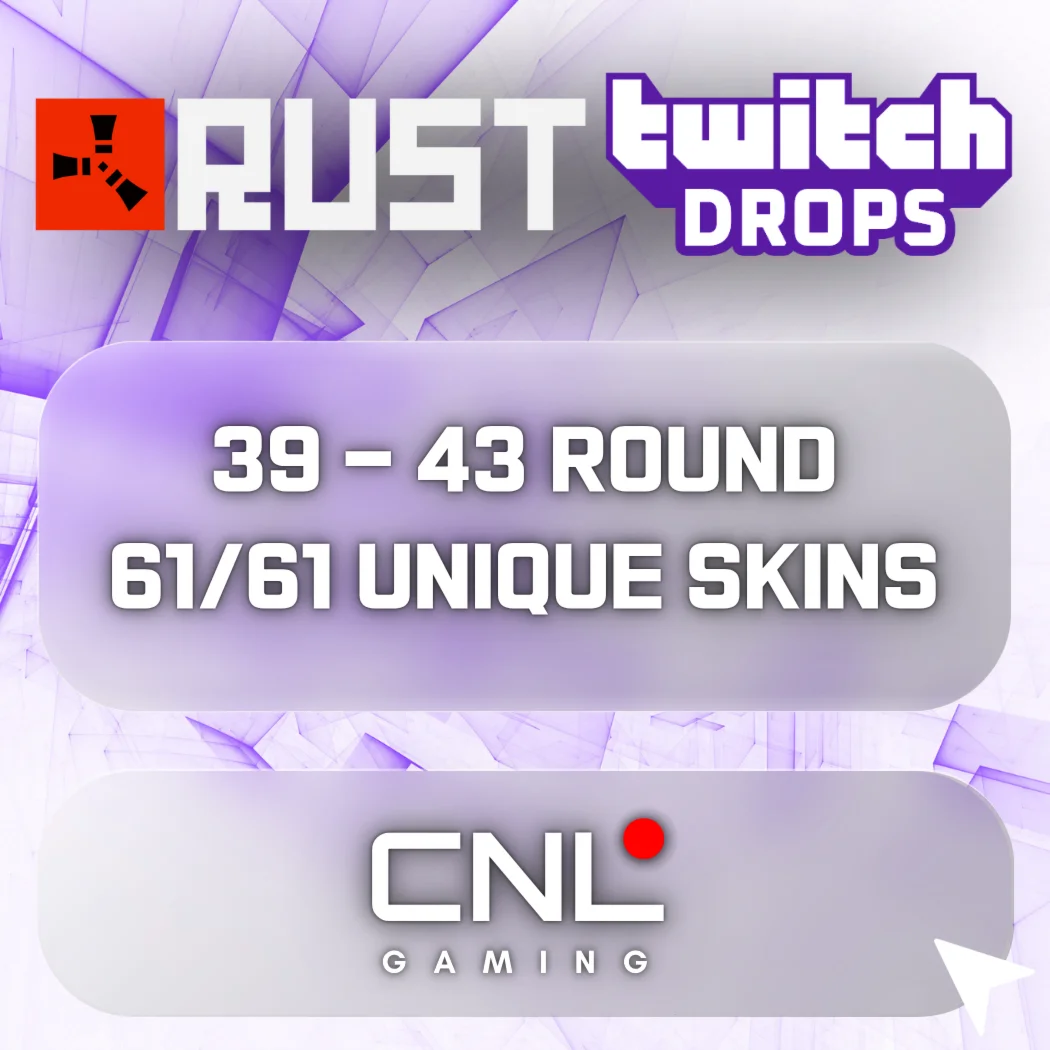 TWITCH DROPS RUST | УНИКАЛЬНЫЕ ОБЛИКИ 39 - 43 РАУНДА 61
