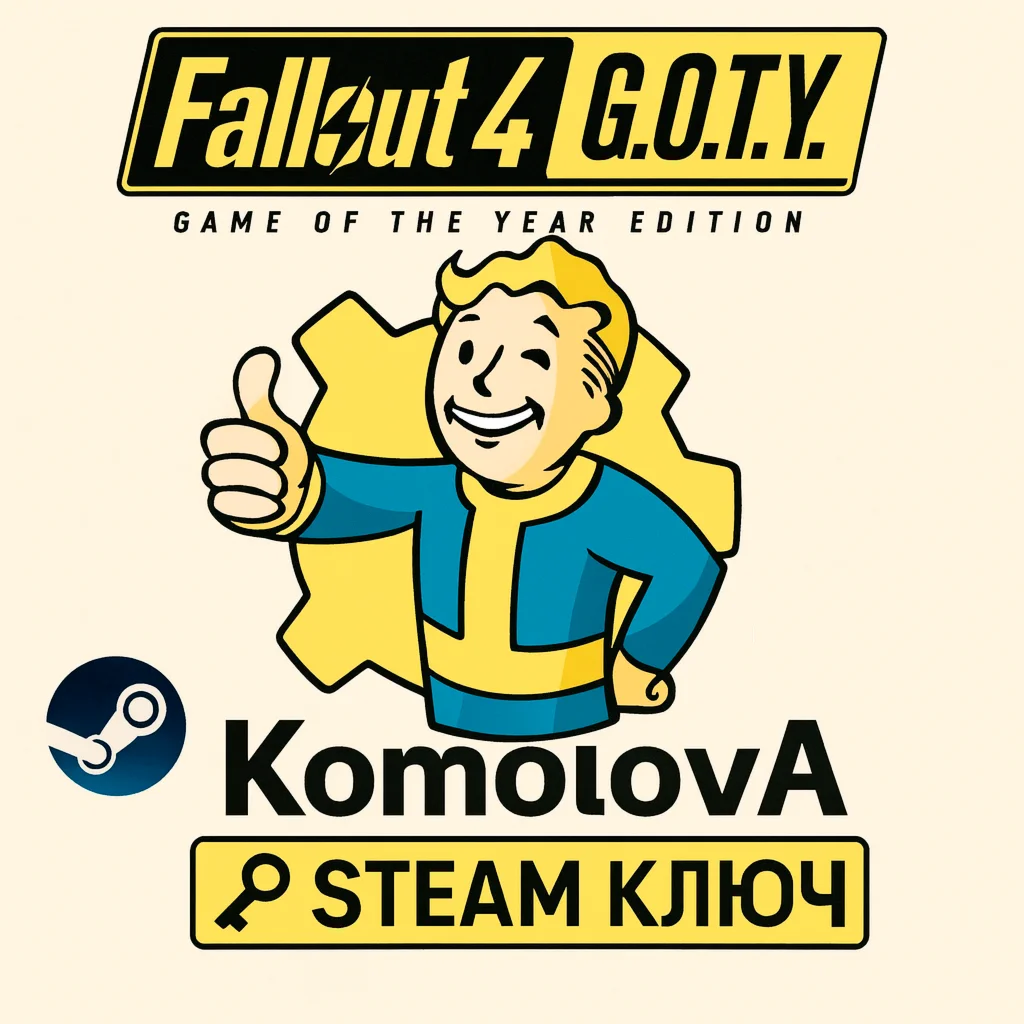  Fallout 4:  GOTY (Steam) РФ + СНГ STEAM КЛЮЧ 