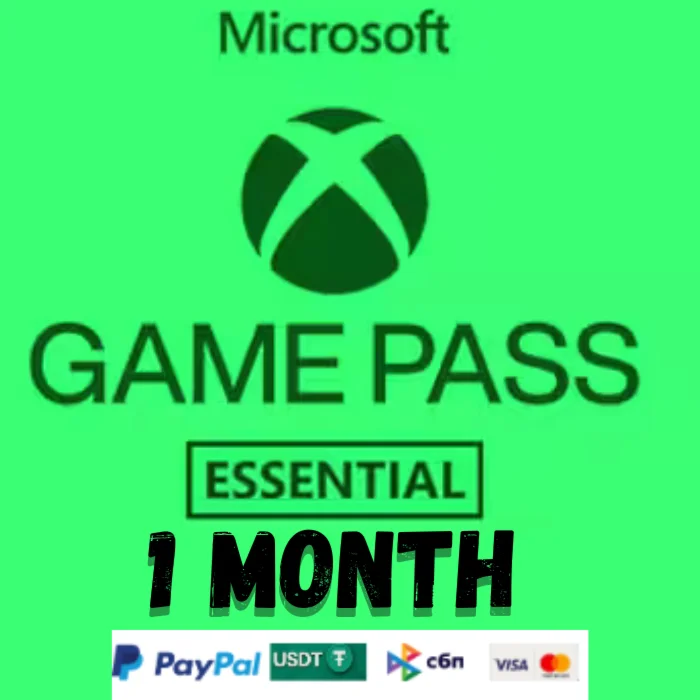 Xbox Game Pass Essential | 1 месяц | Все страны