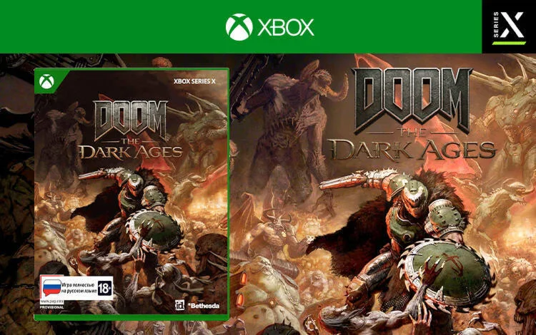 DOOM THE DARK AGES XBOX SERIES X|S/PCКЛЮЧ ЛИЦЕНЗИЯ