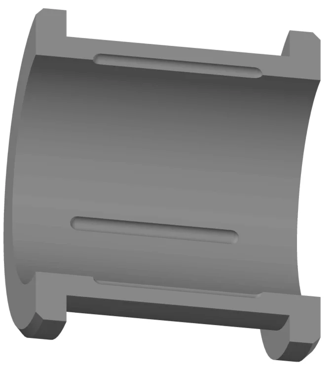 МЧ00.15.00.05 вкладыш нижний - 3D модель