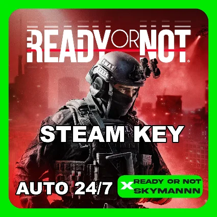 Ready or Not STEAM КЛЮЧ | РФ+CНГ АВТОДОСТАВКА 24/7