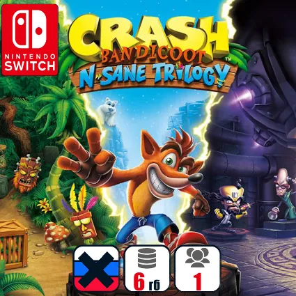 Crash Bandicoot N. Sane Trilogy | Nintendo Switch 1/2