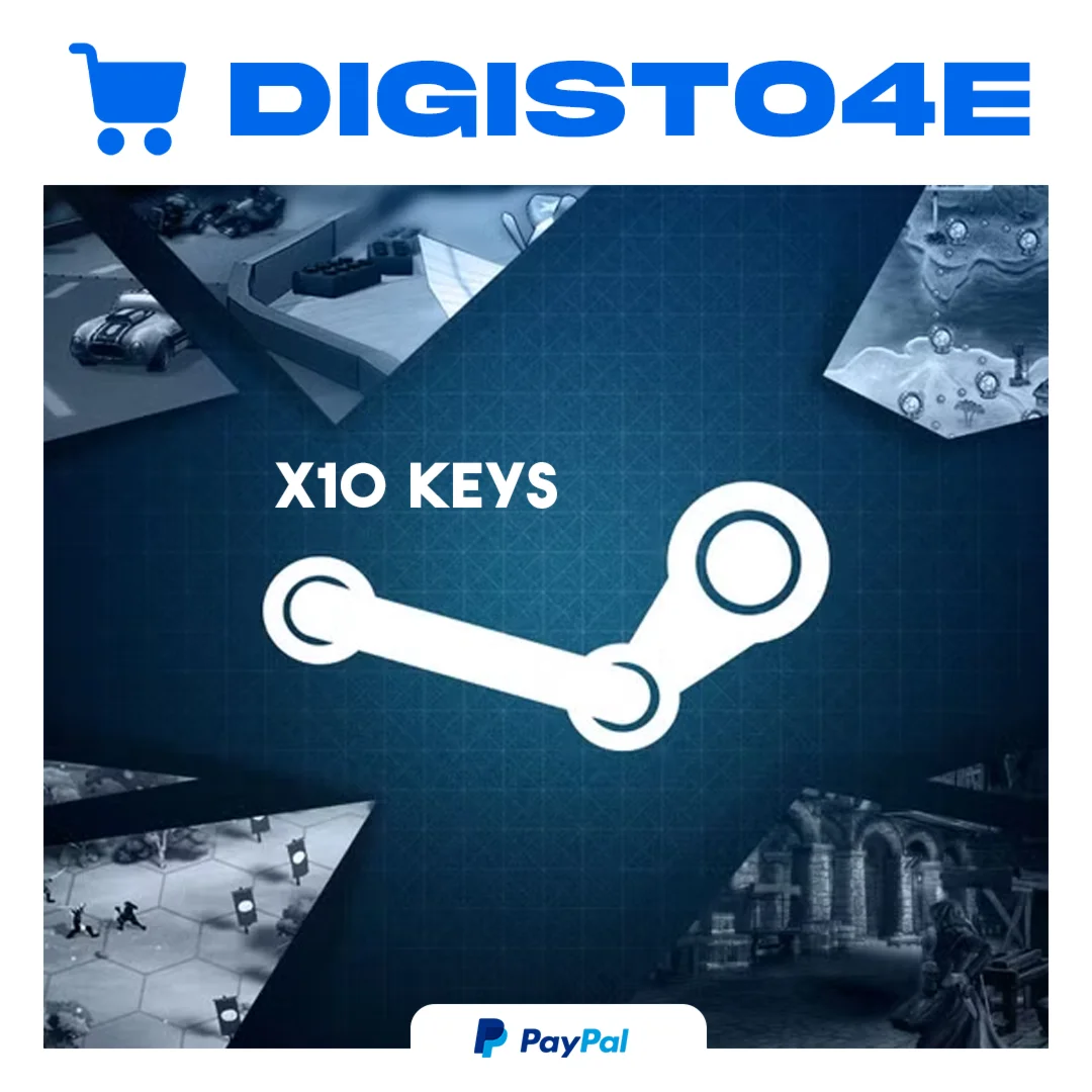 Случайный ключ Steam CD для ПК (10x)