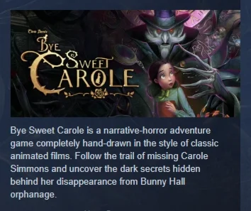 Bye Sweet Carole АВТОДОСТАВКА STEAM РОССИЯ