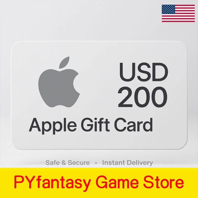 Apple iTunes Gift Card 200$ USD (USA) US