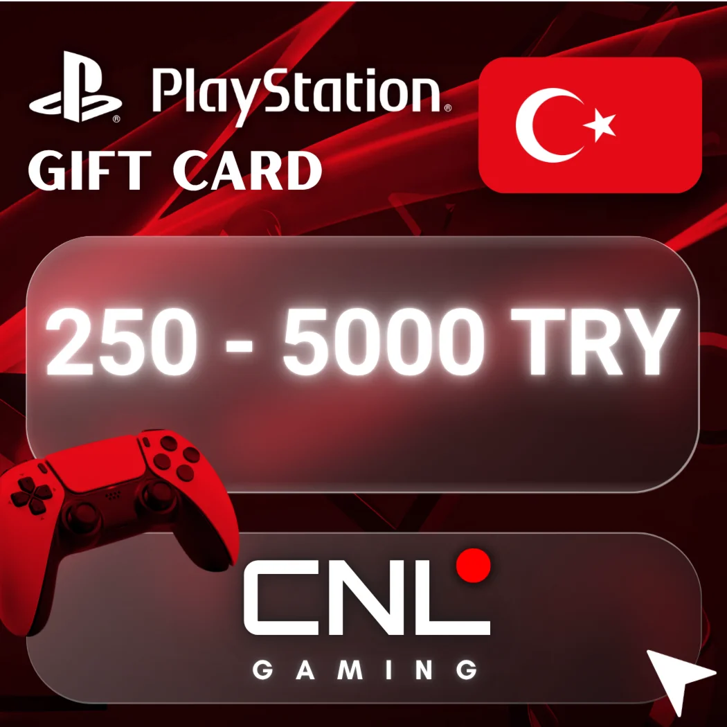PlayStation Gift Card Türkiye (TR) 250 - 5000 TRY