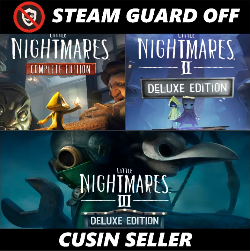  Общий аккаунт Little Nightmares 1 + 2 + 3 (ALL DLC)
