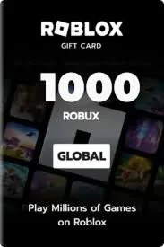 Подарочная карта Roblox 1000 robux (глобальная) Все рег