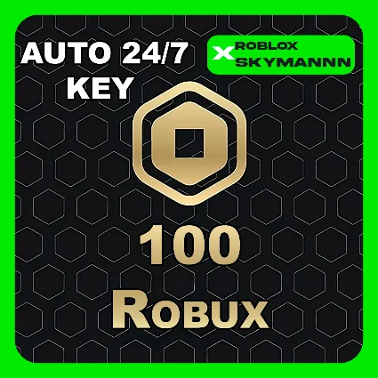 100 ROBUX КАРТА ПОПОЛНЕНИЯ ROBLOX GLOBAL АВТО 24/7