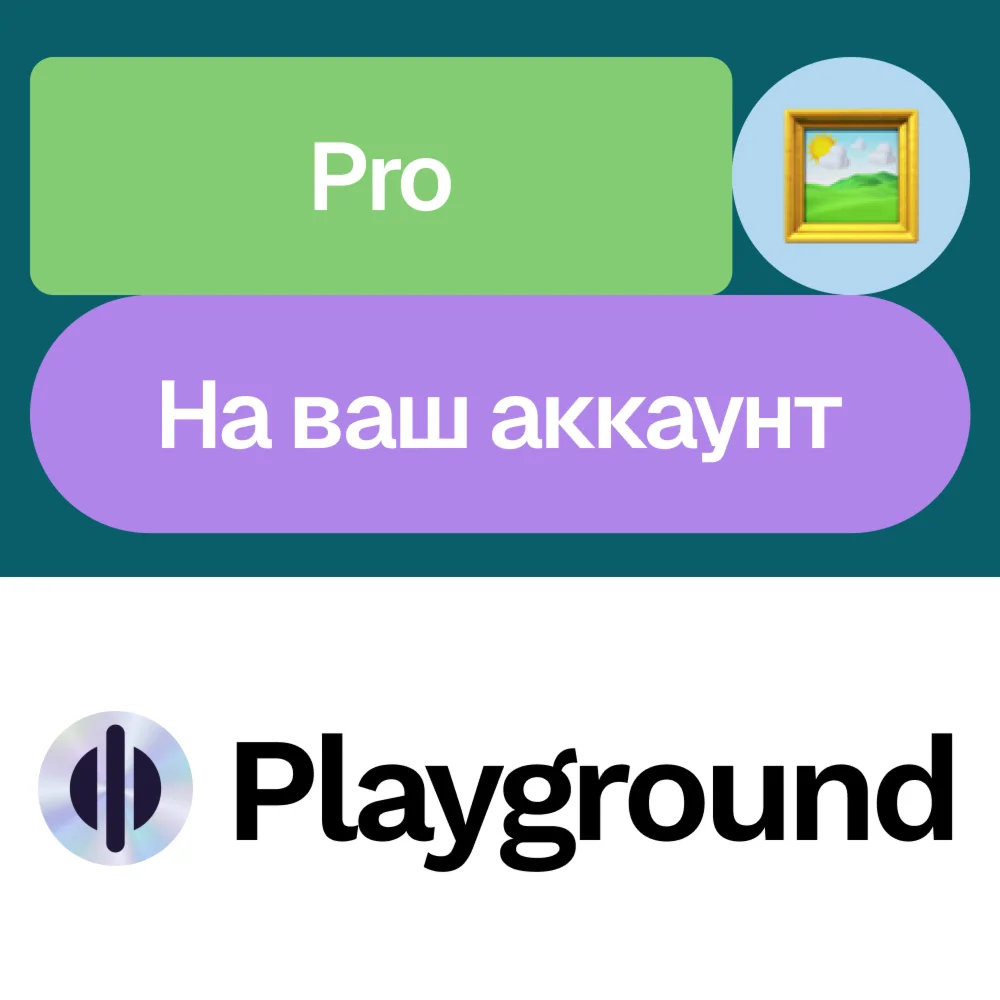 ️ Playground Ai Pro | Месяц | Без входа