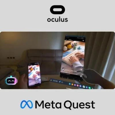 Spatial Phone : Mirror & Control Oculus Quest