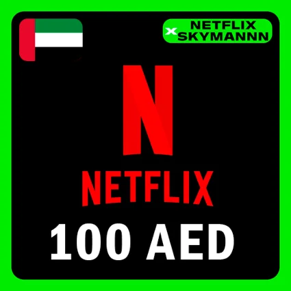 АВТО Карта пополнения Netflix 100 AED ОАЭ 24/7