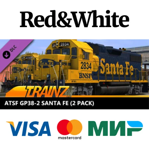 Trainz 2019 DLC: ATSF GP38-2 Santa FE (2 Pack)