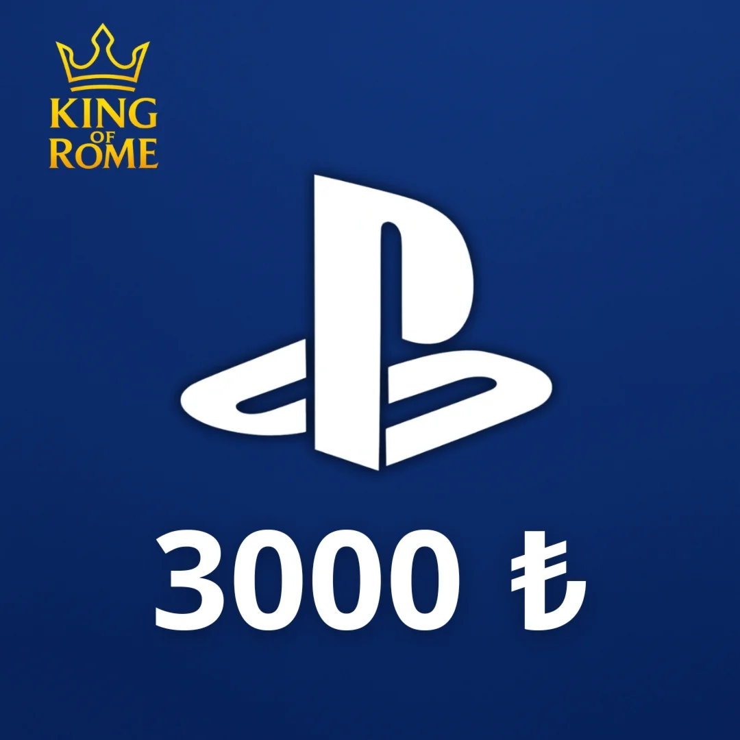 PSN TURKIYE (3000 ₺) GIFT CARD/AUTO DELIVERY/0% FEE