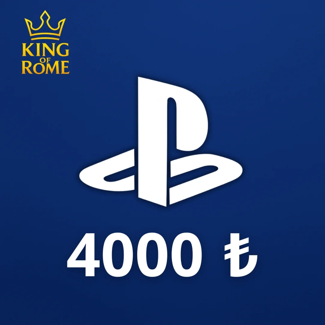 PSN TURKIYE (4000 ₺) GIFT CARD/AUTO DELIVERY/0% FEE