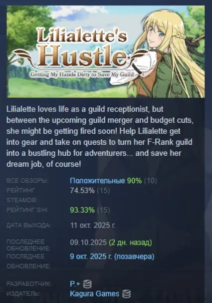 Lilialette's Hustle Getting My Hands Dirty Save Guild